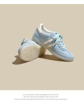 Nuevo verano océano azul suela suave cómodo con cordones de fondo plano estudiante universitario deportes y zapatos de ocio - details 20