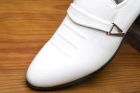 Zapatos casuales formales de cuero de Pu de acero inoxidable para hombres creativos de nuevo producto de oficina de negocios - details 11