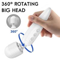 Vibrador Mágico Wand Estimulador de Clítoris para Mujeres Cargable por USB Masajeador de G Spot - details 2