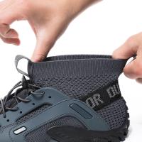 Zapatos acuáticos de secado rápido para hombre, zapatos para caminar en aguas arriba, zapatillas de agua transpirables de malla antideslizantes, calzado de escalada de alta calidad - details 10