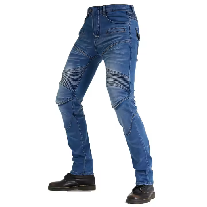 Pantalones vaqueros de motocicleta para hombre, equipo de protección, pantalones de moto de turismo - 1