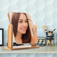 Espejo de Maquillaje de Escritorio de Madera Giratorio de 360° Perfeccionado para Escritorio de Vestidor Longitud y Ancho Adecuados - details 0