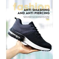 Zapatos De Seguridad Para Trabajo Con Punta De Acero Antideslizantes Y Respirables Para Hombres Botas De Trabajo Ligeras Y Confortables Para Construcción - details 2