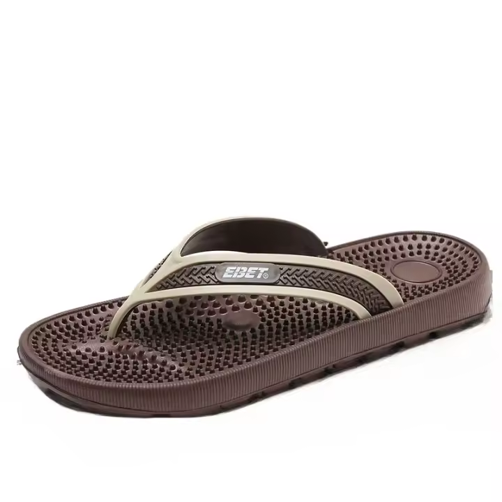 Masaje masculino inferior interior al aire libre ligero fresco zapatillas playa deportes verano secado rápido desodorante - 1