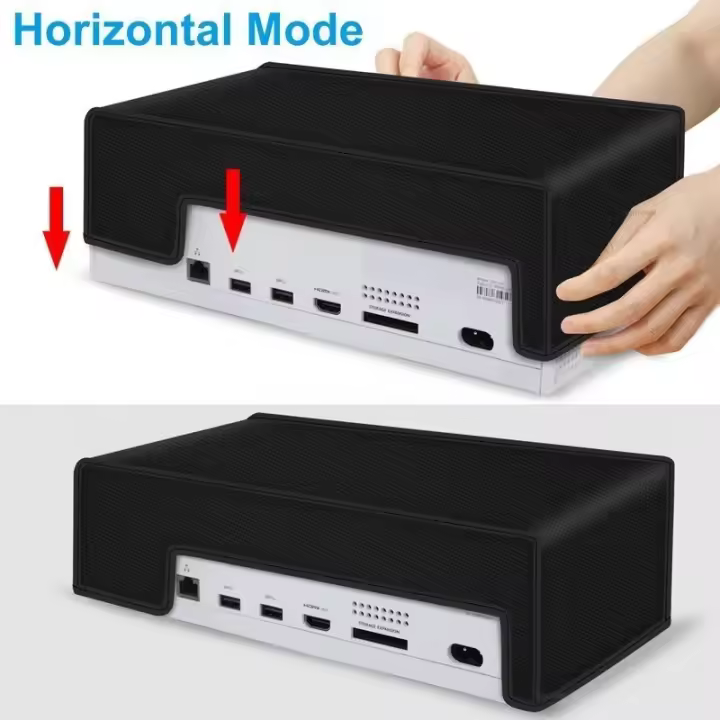 Funda a prueba de polvo para consola Xbox Series S, cubierta antipolvo antiarañazos, funda protectora Vertical para Xbox Series S, accesorios - 1