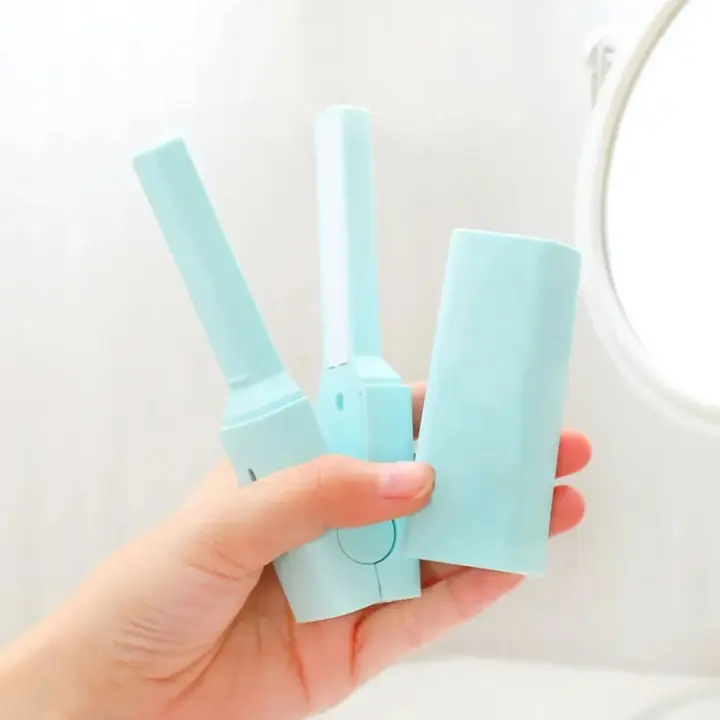 Mini plancha de pelo portátil con USB, plancha de pelo recta para dormitorio, férula de pequeña potencia, flequillo esponjoso, rizador de pelo liso - 1