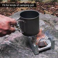 Estufa de alcohol con bolsa plegable, quemador de alcohol, estufa de iluminación para acampar al aire libre, senderismo, picnic, 1 juego - details 10