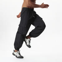 Pantalones cargo de moda de verano holgados de estilo coreano para hombre con piernas cónicas - details 2