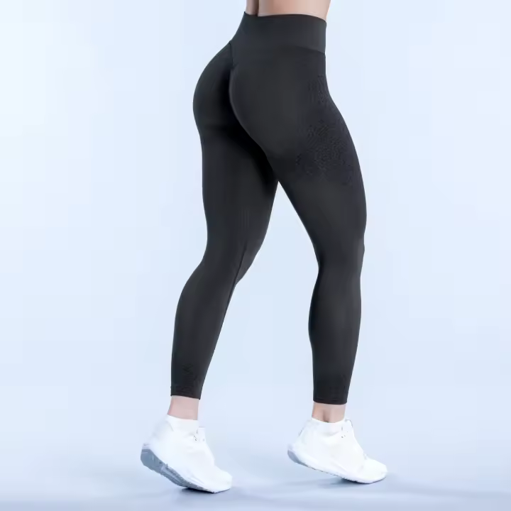 Leggings Sin Costuras de Cintura Alta Pantalones de Yoga de Compresión con Levantamiento de Cadera - 1
