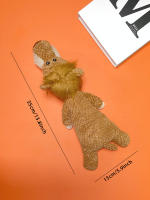 Juguete de Mascota Divertido en Forma de Animal de Peluche para Perros y Gatos Juguetes de Masticar para Entrenamiento de Mascotas Accesorios para Perros Tamaño Universal Ideal para Interiores/Exteriores - details 0