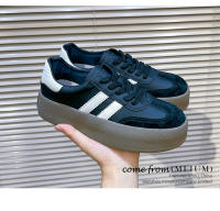 Cuero zapatos de entrenamiento alemán plataforma solo zapatos deportes zapatos blancos - details 10