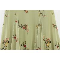 Moda clásica personalizada para mujer, midi de malla estampada - details 8