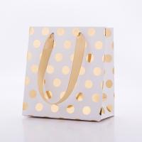 Bolsas de regalo pequeñas con asas de cinta, Mini bolsa de regalo dorada, para cumpleaños, bodas, navidad, vacaciones, graduación, bebé - details 5