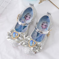Zapatos de princesa a la moda, nuevos zapatos individuales para niñas de primavera, zapatos de cristal de suela blanda para niñas pequeñas, zapatos de bebé con lentejuelas - details 1