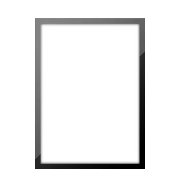Marco de fotos magnético para decoración del hogar, póster autoadhesivo de 8,5x11 pulgadas, A4, obra de arte, tablero de exhibición magnético, pared - 1