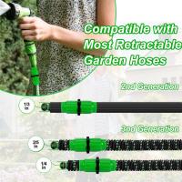 Kit de reparación de manguera de jardín extensible, conectores macho hembra de doble canal, bolsillos de manguera para manguera de jardín de 3, 4, 5 y 8 pulgadas, 10 unidades - details 3