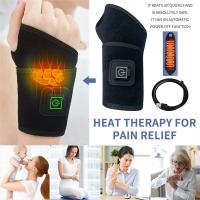 Muñequera calentada, calentador eléctrico de muñeca, envoltura calentada, almohadillas calefactoras para el síndrome del túnel carpiano, artritis, tendinitis - details 3
