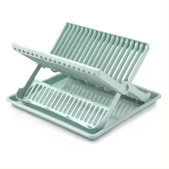 Escurreplatos Plegable con Bandeja Anti-Goteo Resistente PP5 Gran Capacidad y Ligero - PlasticForte - 1