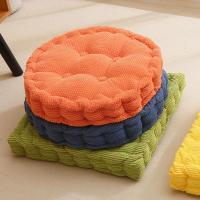 Cojín de asiento acolchado cuadrado/redondo multiusos, cojín de sofá grueso de Color sólido, cojín de suelo suave de 40cm para oficina - details 3