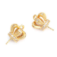 Colgante de Abalorio de Cuentas de Medio Agujero de Oro 18K Material de Metal de China - details 32