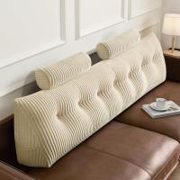 Cojín de Lectura Triangular Almohada de Apoyo Lumbar Suave Bolster para Posición de Sofá de Cama - details 38