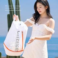 Mochila de malla para natación seca y húmeda, bolsa de almacenamiento transparente y transpirable para ciclismo, bolsillo para zapatos, mochila escolar Visible de gran capacidad para viaje - details 3