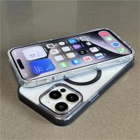 Funda de Carga Inalámbrica Magsafe para iPhone A Prueba de Golpes Transparente - details 2