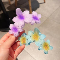 Pinza Para El Cabello De Moda Con Diseño De Flor De Huevo Acrílico Para Mujeres Y Niñas Accesorios De Pelo Para La Playa De Verano Accesorios De Cabeza Sweet - details 11