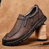 Zapatos De Piel informales Para Hombre, Cómodos, Aptos Para El Exterior, Mocasines Transpirables Antideslizantes - details 30