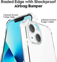 Funda de silicona transparente a prueba de golpes para iPhone 16 15 14 13 12 11 Pro Xs Max Mini XR X 7 8 6s Plus 6 SE 2020 2022 2016 5 5S contraportada - details 3