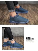 Botas de nieve para hombre, zapatos de algodón para exteriores, zapatilla de algodón con aislamiento de felpa, zapatos de ocio para parejas, botas de felpa para mujer, zapato masculino - details 17