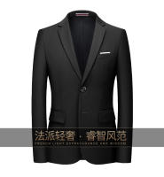 Chaqueta de traje blanca informal ajustada para hombre, blazer clásico de negocios, flujo de Color puro, alta calidad, talla grande - details 1
