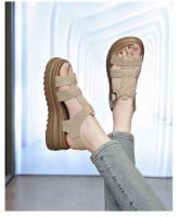 Zapatos de mujer talla gruesa suela suave cómoda playa para mujer verano al aire libre nuevas sandalias - details 15
