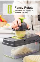 Cortador Multifuncional de Verduras con Cuchilla de Acero Para Batatas Frutas Pulpa de Carne Cortador de Queso Gadgets de Cocina - details 20