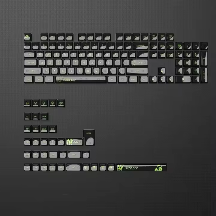 MDA - Transparente, Translúcido, Mate, Transmitancia de Luz, Pc, Accesorios para Teclados DIY, Teclas Estéticas Personalizadas - 1