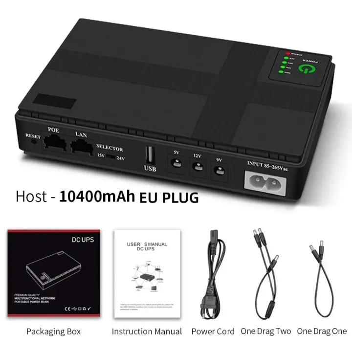 Suministro de Energía Sin Interrupciones DC 8800/10400Mah Cargador de Teléfono Móvil - 1