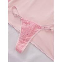 Conjunto de camisón y braguita de diseño encantador con tirantes finos y cuello en V, ropa sexy para mujer - details 29