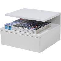 noche, al. : 22,5 × un. : 32 × lar. : 35 cm, Blanco, MDF, 1 pieza. - details 3