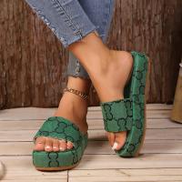 Sandalias de moda para mujer, sandalias casuales con plataforma de suela gruesa con correa cruzada, sandalias deportivas de verano con hebilla en el tobillo - details 1