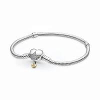 Pulsera de cadena de serpiente de plata, regalo de joyería, compatible con original - details 4