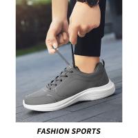 Zapatillas de deporte de cuero de alta calidad para hombre, zapatos informales impermeables, zapatillas ligeras para correr al aire libre, Tenis deportivos, zapatos planos masculinos - details 20