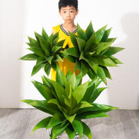 Plantas artificiales grandes, árbol de Agave falso, Hojas suculentas de plástico para exteriores, hoja de Yucca falsa para decoración de fiesta de boda en casa - details 1