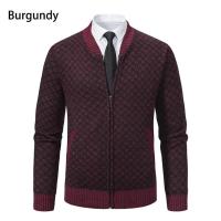Cardigan de Invierno para Hombres Cuello de Béisbol Casual Chaqueta Deportiva de Pello - details 13