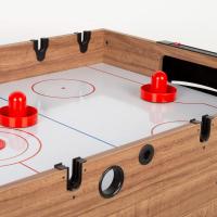 Mesa de Juegos Conversible de Madera Futbolín y Billar en Uno 12 Juegos para Niños y Adultos - details 36