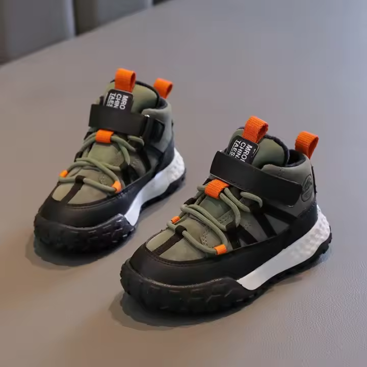 Zapatillas de invierno para niños, zapatos de tenis de terciopelo para niños y niñas - 1