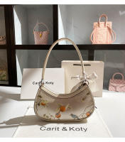Bolso Crescente Bordado de Alta Gama Estilo Francés Bolso de Mano Underarm Novedad Primavera 2025 - details 4