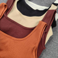 Conjunto de Yoga acanalado sin costuras para mujer, Sujetador deportivo de entrenamiento, trajes de gimnasio, pantalones cortos de Fitness, conjuntos de pantalones cortos deportivos de cintura alta para correr - details 7