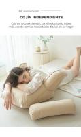 Almohada de Cabeza de Poliéster 100% Almohada de Lectura de Espalda con Soporte de Cuerpo - details 3