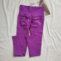 Leggings de Yoga Deportivo sin Costuras de Cintura Alta Pantalones de Gimnasio Transparentes Secado Rápido Pantalones de Butt Lift para Mujeres - details 11