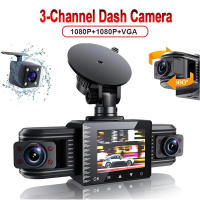 Mini Dashcam Camcorder Grabador de Video FHD 1080P para Coche de 3 Canales - details 0